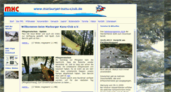 Desktop Screenshot of marburgerkanuclub.de